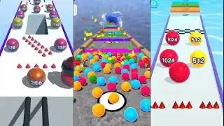 BALL MERGE 2048 🎮 BUMP pop 🎮👉 Ball Run 2048 Gameplay Walktrough Android iOS