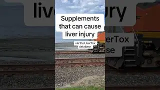 Supplements linked to liver injury via the LiverTox database #liverhealth #turmeric  #ashwagandha