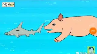Cerdo de minecraft baco de agua grande