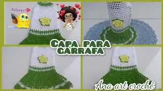 💥passo a passo da capa de garrafa térmica mais vendida e econômica de um litro e meio .
