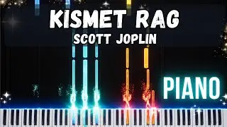 Kismet Rag Scott Joplin Piano Tuto Synthesia (ragtime)