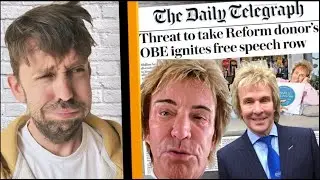 No, The PLASTIC PLUMBER Isn't Having His Free Speech Curtailed