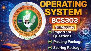 BCS303 vtu important questions with answers |Operating system vtu passing package with answers 