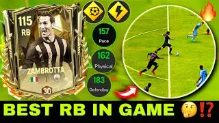 110 Zambrotta Review☠️🔥~  Most BUFF RB In H2H🤔⁉️ 110 Ovr Zambrotta FC Mobile Review 🥵| #fcmobile