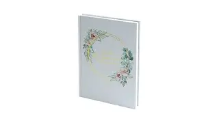 Custom Printed Gold & Silver Stamping Hardcover Notebook Journal