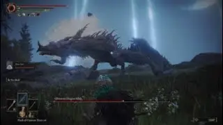 Elden Ring:Glinstone Dragon Adula Boss Fight with mage build-Easy Method