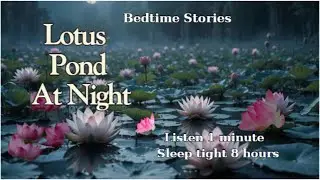 Cozy Bedtime Story: Lotus Pond At Night  Sleep Story with Distant Frogs ✨ Deep Sleep #bedtimestory