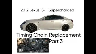 2UR-GSE Lexus IS-F Цепь ГРМ, натяжитель, направляющая. Учебное пособие, часть 3