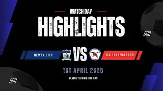 NIFL Championship - Newry City  3  Ballinmallard United 0 01/04/25