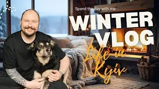 A Winter Day in Kyiv: Family, Dog Walks, and a Quiet Sky (Rarely This Quiet)