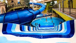 Family Water Slide at Aquaworld Resort Budapest