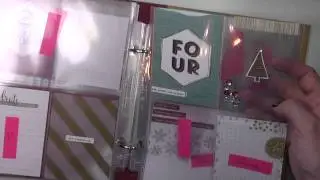 Stampin' Up! December Daily Foundation pages 1-10