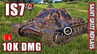 WoT IS-7 Gameplay &diams; 10k Dmg 7 Frags &diams; Heavy Tank Review