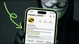 Masked Guy Shows How to Add a Whatsapp Link to Your Instagram Profile
