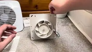 Unboxing & Testing this Intervent 4&rdquo; White Axial Extractor Fan with a Pullcord (NVF100P) 23/07/2025