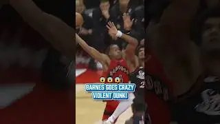 Scottie Barnes VIOLENT DUNK 😤 | Raptors vs 76ers
