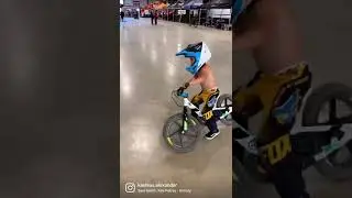 4 Year Old Stunt Riding Stacyc E-Bike