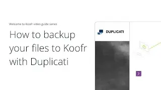 How to backup your files to Koofr with Duplicati