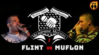 Muflon 🆚 Flint 🎤 Microphone Masters 7 (freestyle rap battle)
