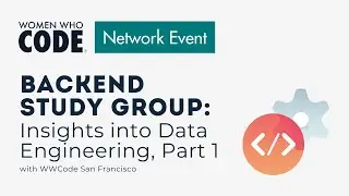 Backend Study Group - Insights into Data Engineering Part 1