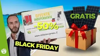 FOTOVOLTAICO GRATIS e CONSULENZE IN PROMO con il Black Friday