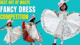 How to make fancy dress from Best out of waste costume| Costume made with rice bags