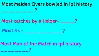 All IPL records from 2008 to 2021