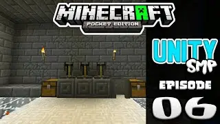 BREWING CAVE!! - UNITY SMP Ep.06 - Minecraft PE (Pocket Edition)