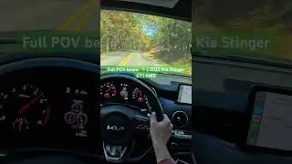 Kia Stinger GT1 AWD | Twin-Turbos Scream Out the Corner (POV 4K)