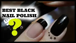 BEST BLACK NAIL Drugstore Polish