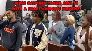 A Heartwarming Moment: Judge Brings Laughter to Court for Young Adult Offenders #CourtroomHumor