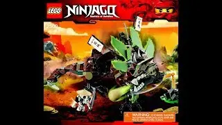 LEGO Ninjago Earth Dragon Defense 2509 Instructions Book DIY