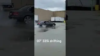 BMW 335i drifting in the rain            #bmw #drift #driving #carcommunity #car