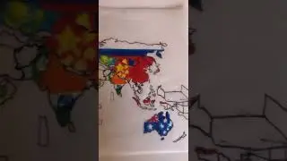 World Flag Map 32 Pray for Syria