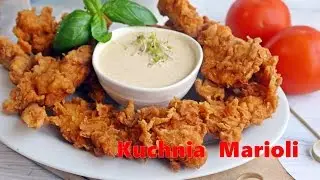 Stripsy jak z KFC z sosem curry