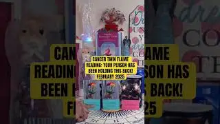 CANCER TWIN FLAME READING: YOUR PERSON HAS BEEN HOLDING THIS BACK!  #cancer #twinflame #love #shorts