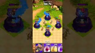 WizardTower+Airdefence VS Batspell+Clonespell #viral #youtube #clashofclans #feed #youtubeshorts#coc