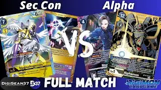 Security Control VS Alphamon Alliance | Digimon Card Game | BT15 Exceed Apocalypse