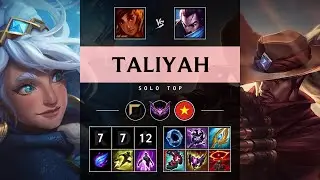 Taliyah Top vs Yasuo - VN Master Patch 25.14