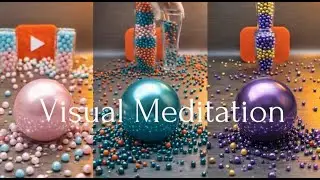 Visual Meditation ASMR 🌿 | Reverse Zen Falling Beads for Deep Relaxation