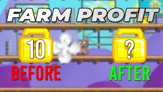 LAZY PROFIT WITH LASER GRID 🤑 | Growtopia