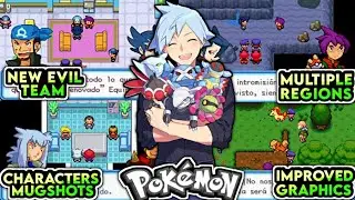 Взлом Pokemon GBA ROM с необычным сюжетом, несколькими регионами, фотографиями персонажей и многим другим