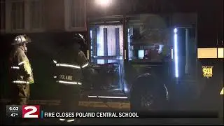 Poland Central School closed next two days following fire