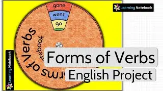 Forms of Verbs project Working model । Verbs English project
