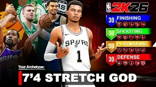 This 7 FOOT 4 STRETCH GOD is THE BEST BUILD in NBA 2K26!