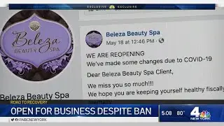 NYC Spa Opens For Business Despite Ban On Personal Care Services