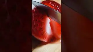 Jelly Strawberry cutting soft #fruit #asmr #silentasmr #sleep #asmrshorts