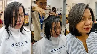 HOW TO CUT A LONG BOB + LAYER | AMAZING HAIRCUT AND TRANSFORMATION 