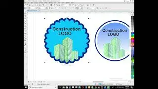 01 # Construction Logo Design in Corel draw 11 || Logo Design || Construction Logo || Corel draw 11