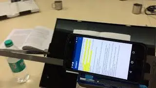 OCR book reader for blind demo